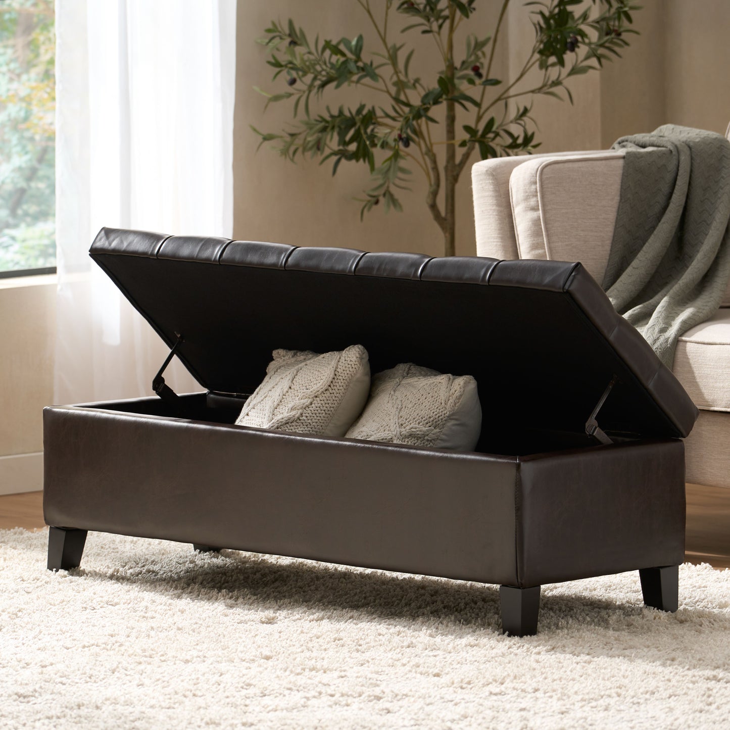Niles Contemporary Glouster Ottoman