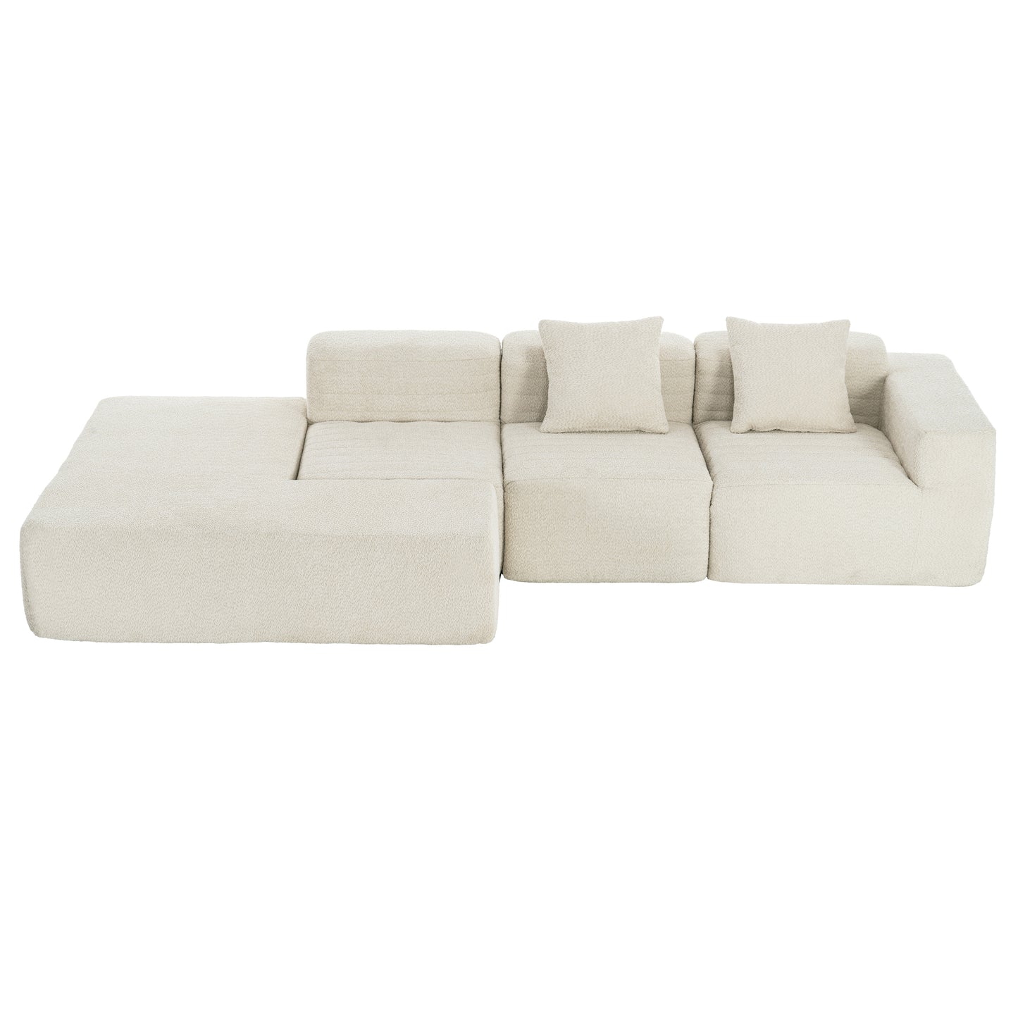 Luz Contemporary Sectional Sofa Set