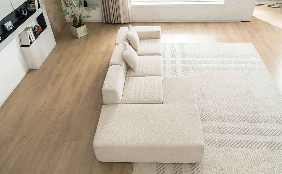 Luz Contemporary Sectional Sofa Set