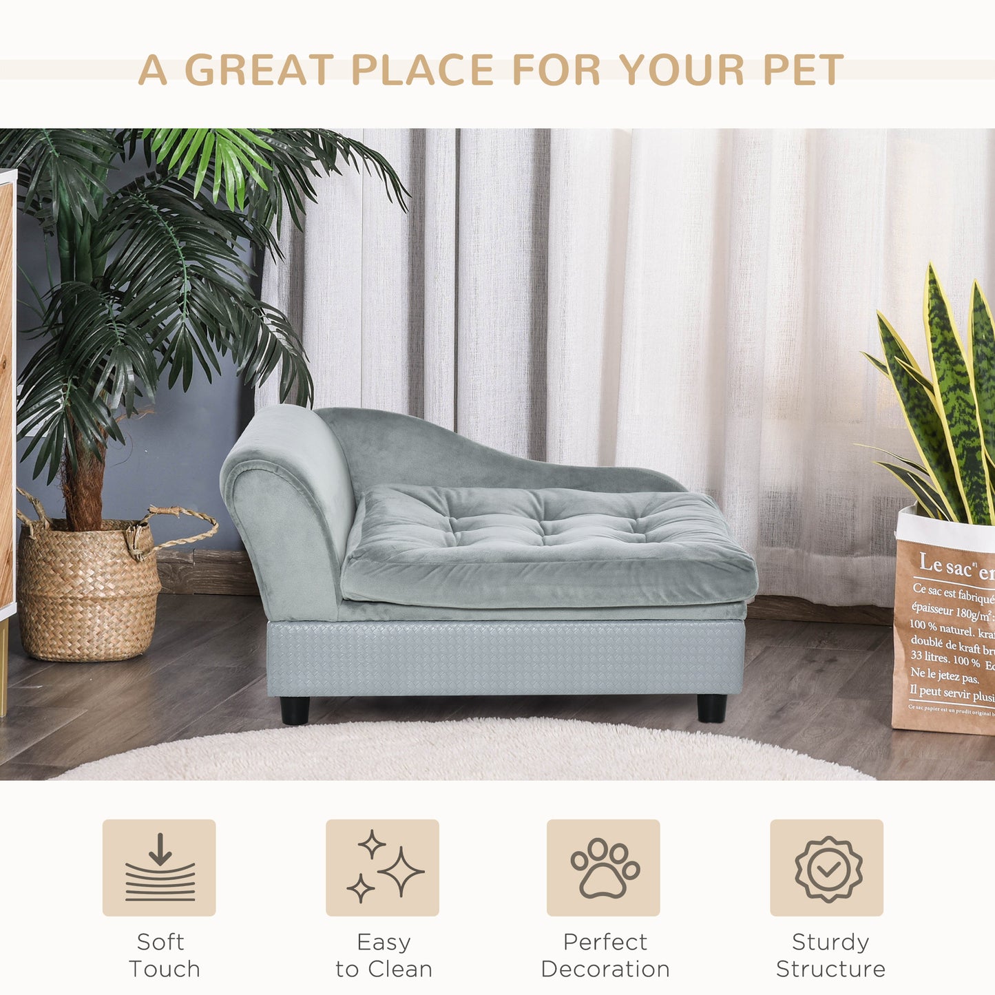 Somerset Modern Dog Sofa