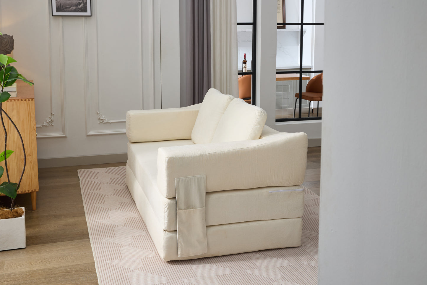 Healdsburg Contemporary Fold-Out Couch Sofa