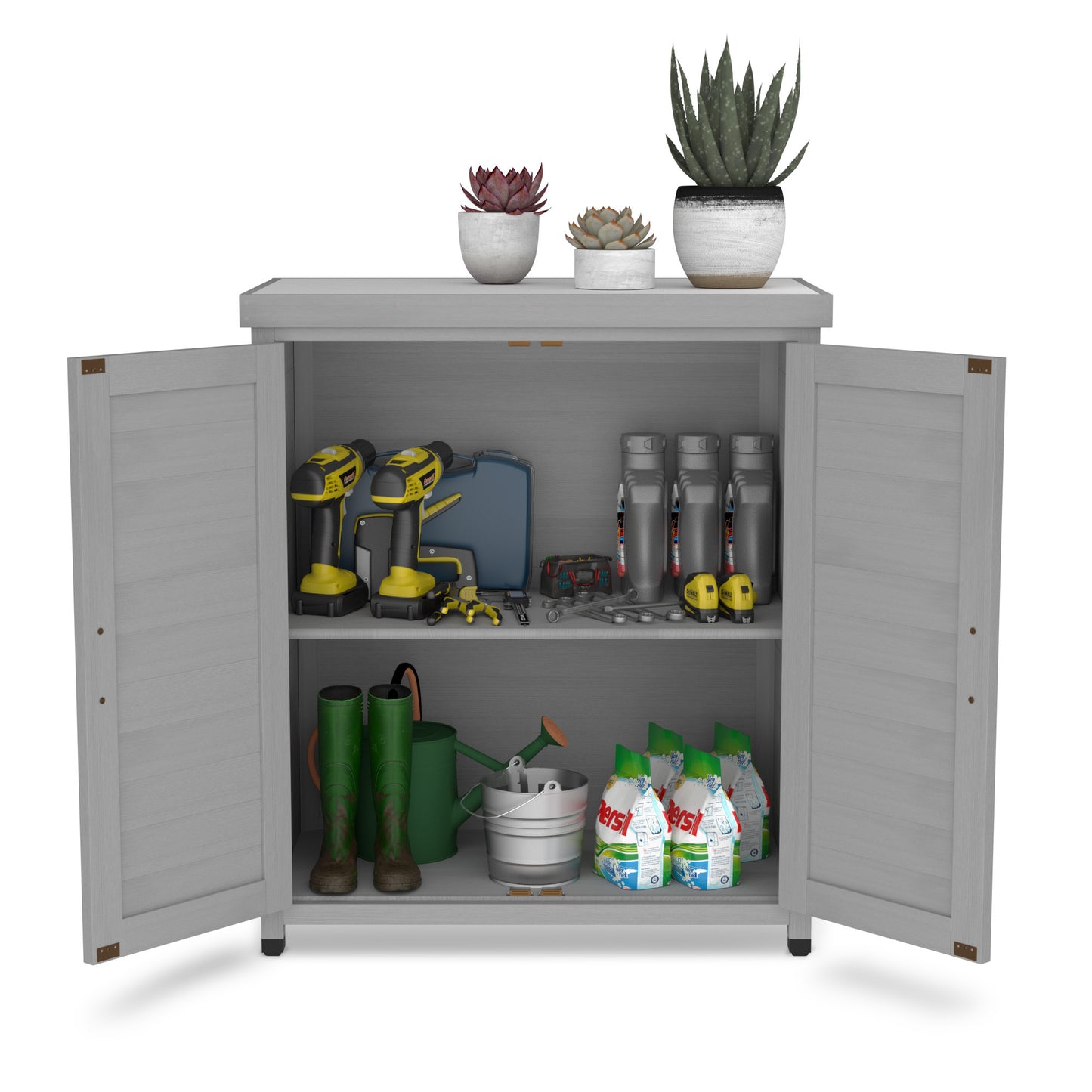 Elmcrest Modern Potting Storage Work Bench