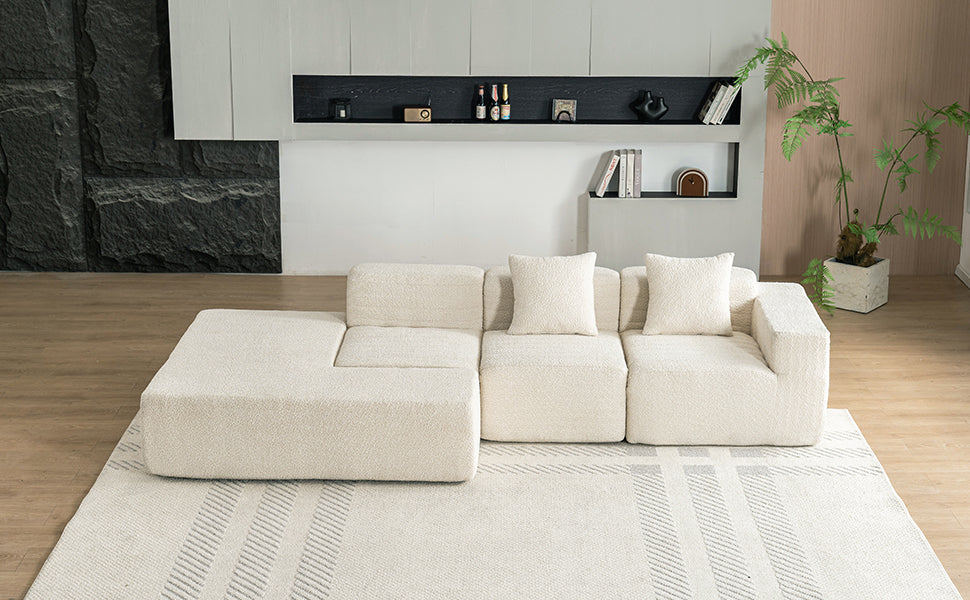Luz Contemporary Sectional Sofa Set