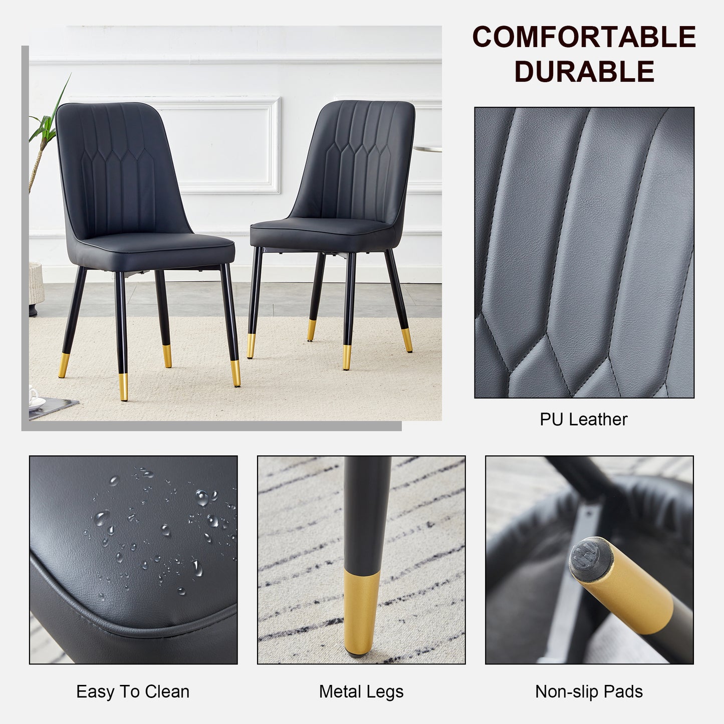 Napa Modern PU Dining Chairs