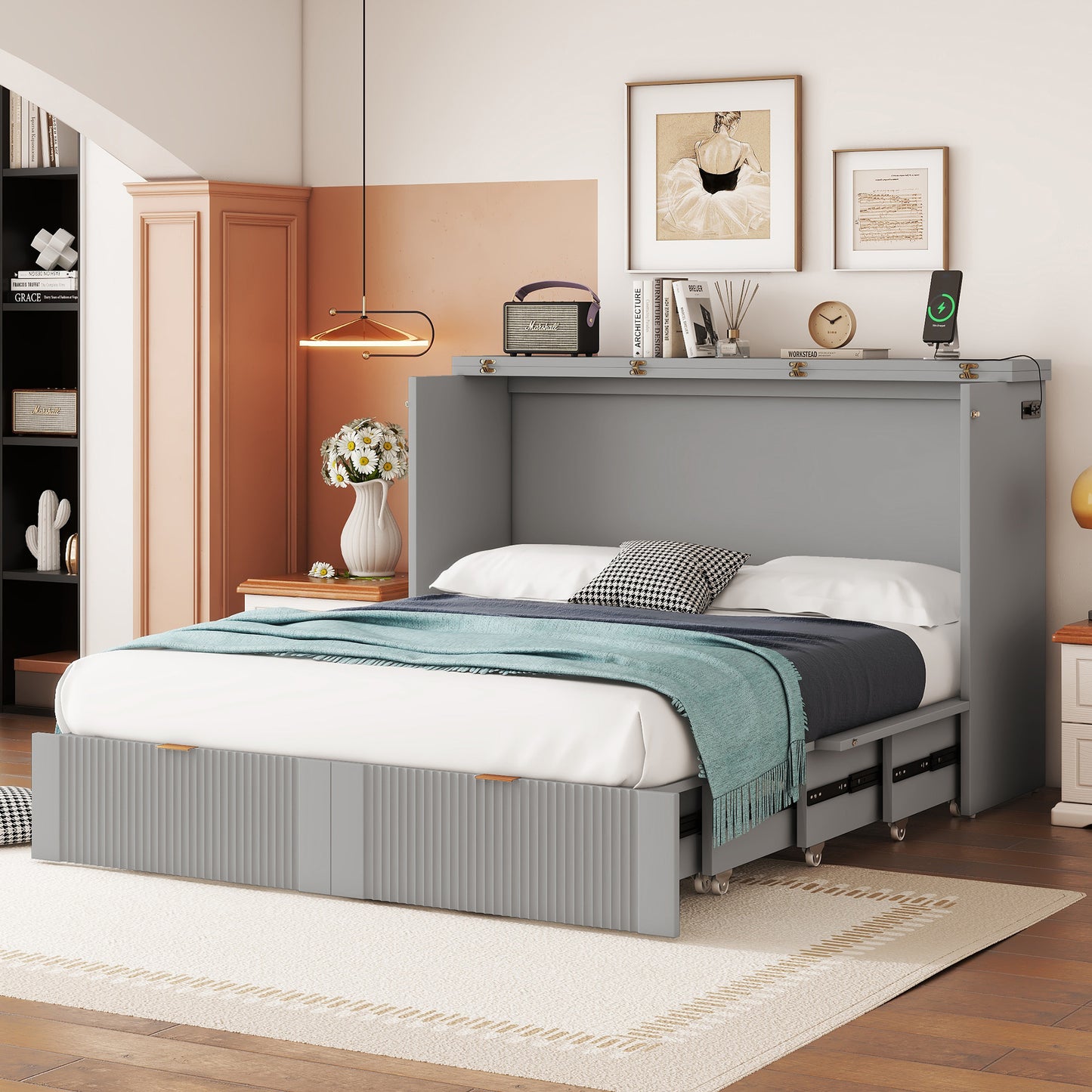 Marcel Modern Bed Drawer Combo