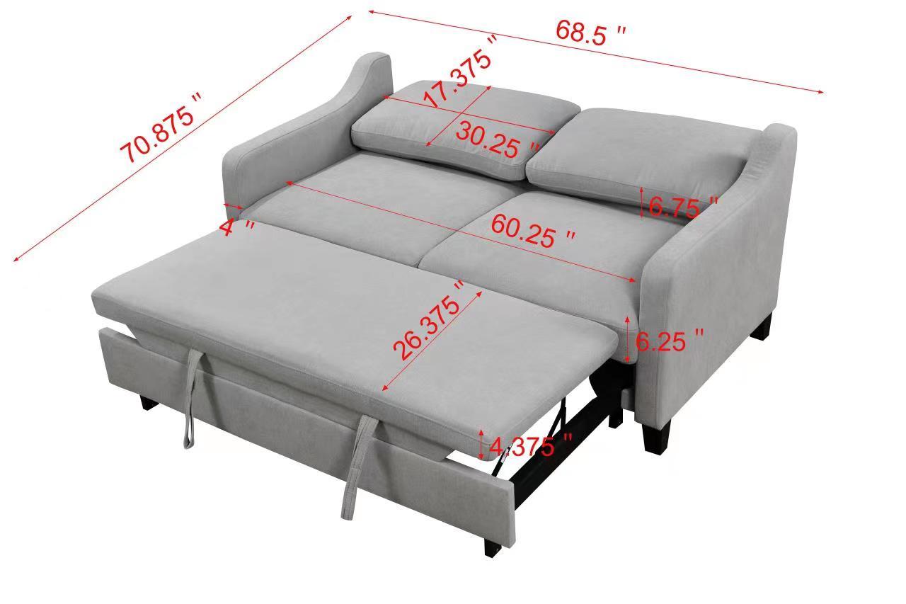 Fitch Contemporary Velmont Convertible Queen Sofa