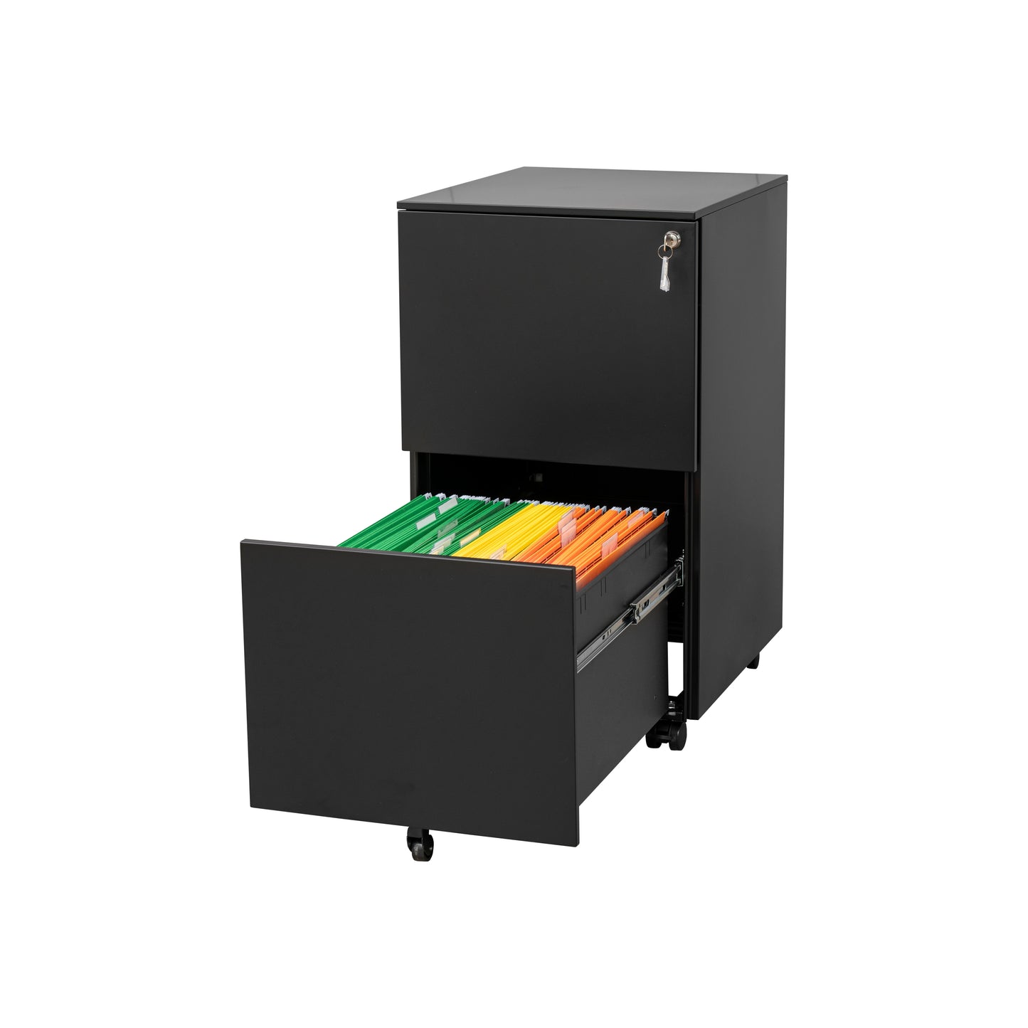 Warmsprings Modern Rolling Steel File Cabinet