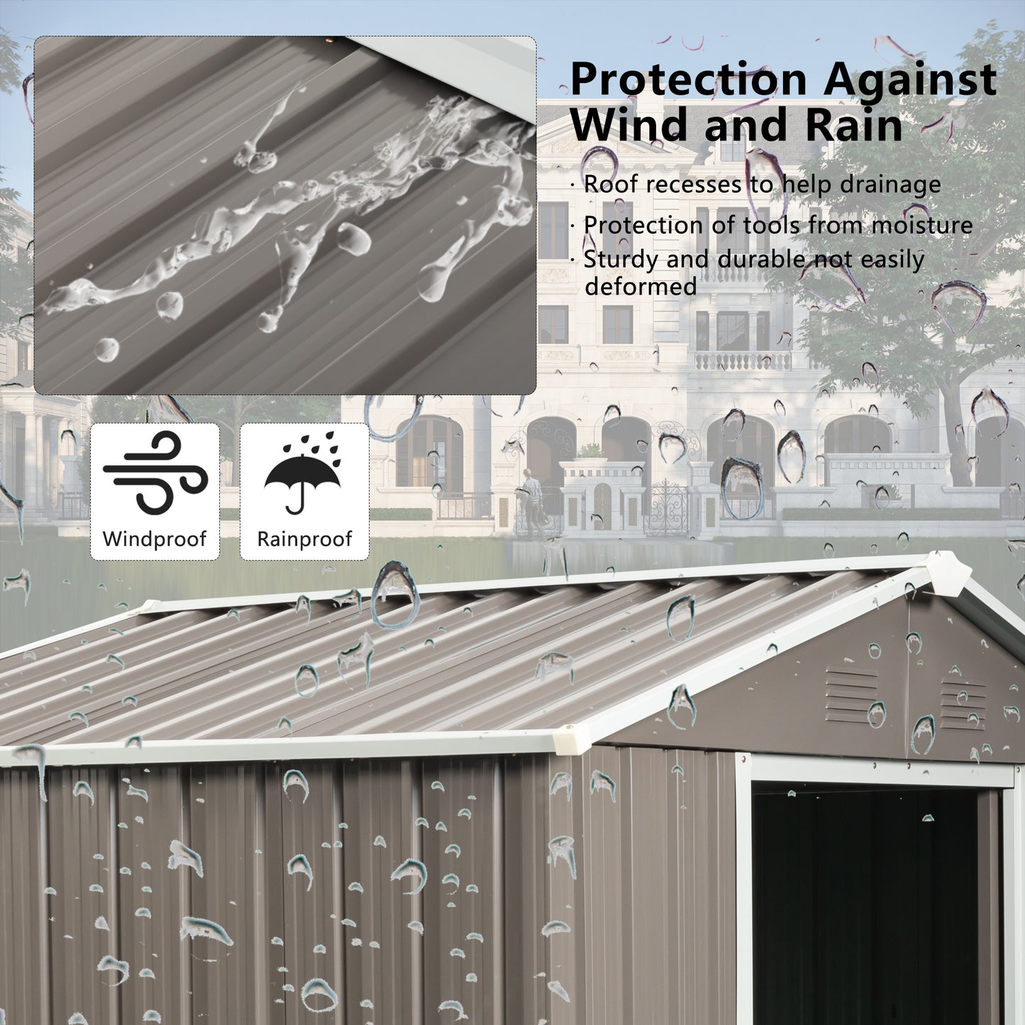 Justo Industrial Outdoor Storage Shed