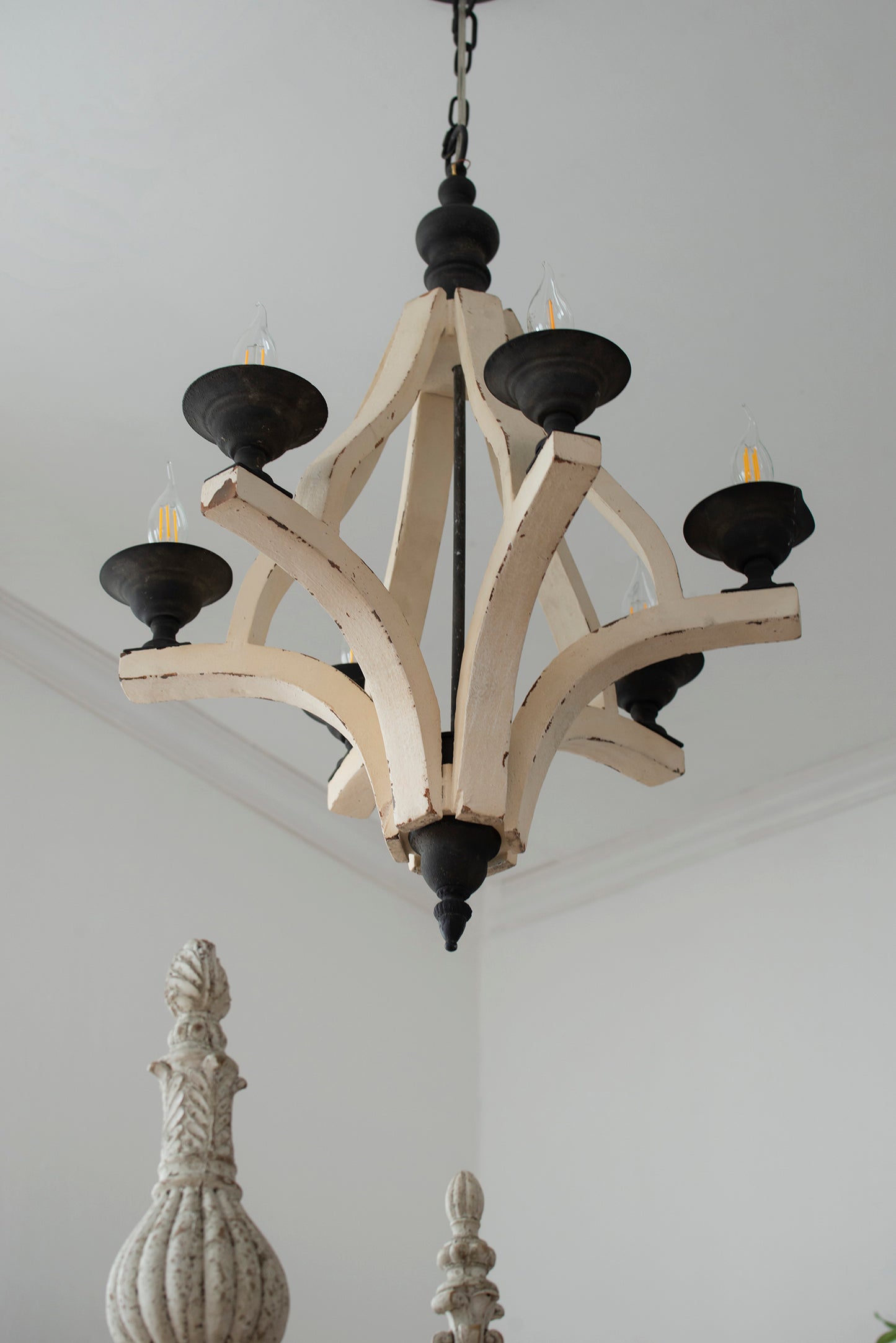 Cleo Contemporary Crystal Flush Ceiling Light