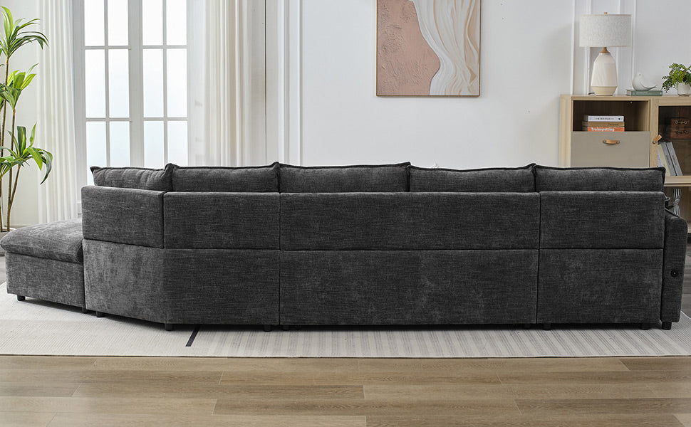 Sonoma Modern Pull-out Couch Sectional