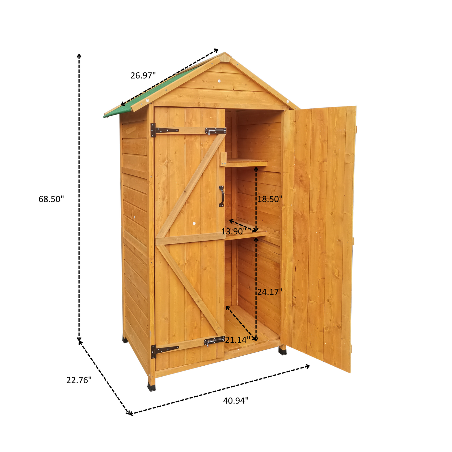 Fitch Craftsman Rustic Wooden Shed