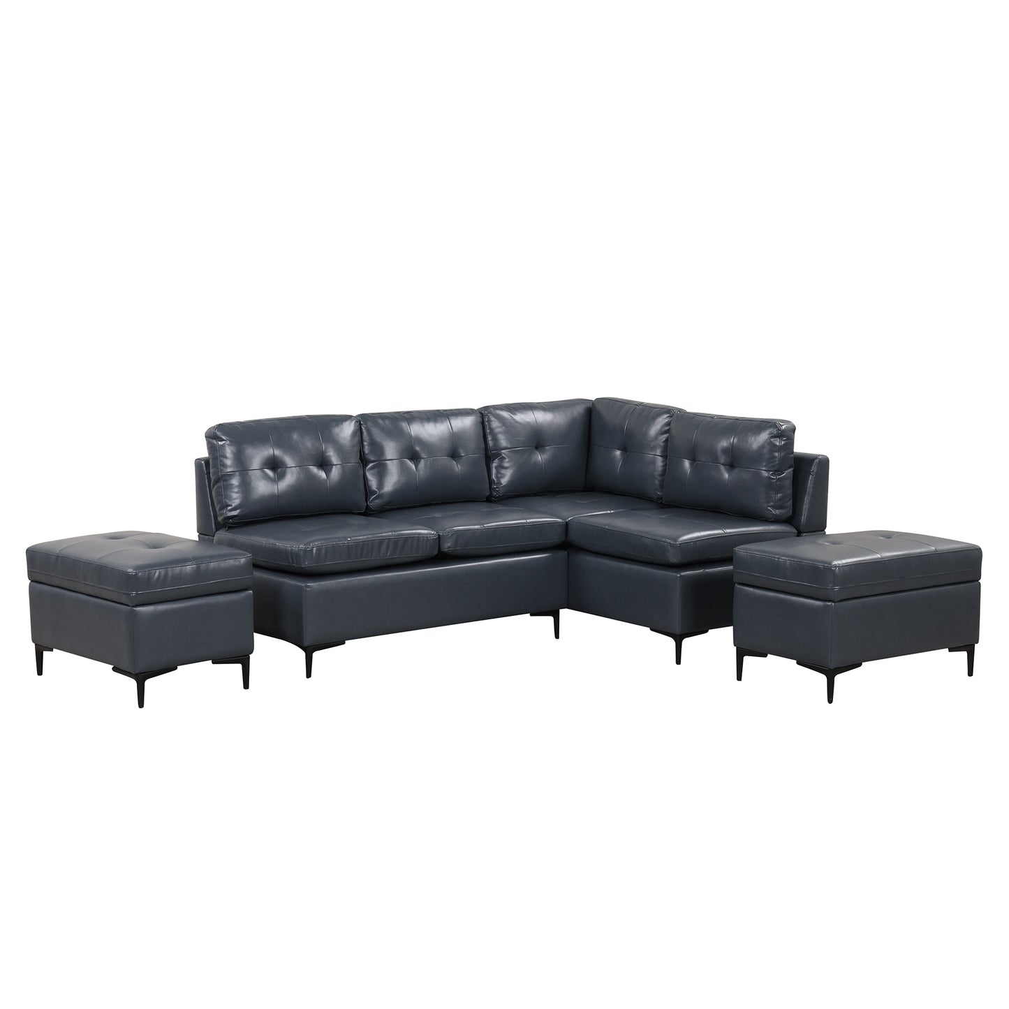 Sonoma Mid-Century L-Shaped Corner Sofa