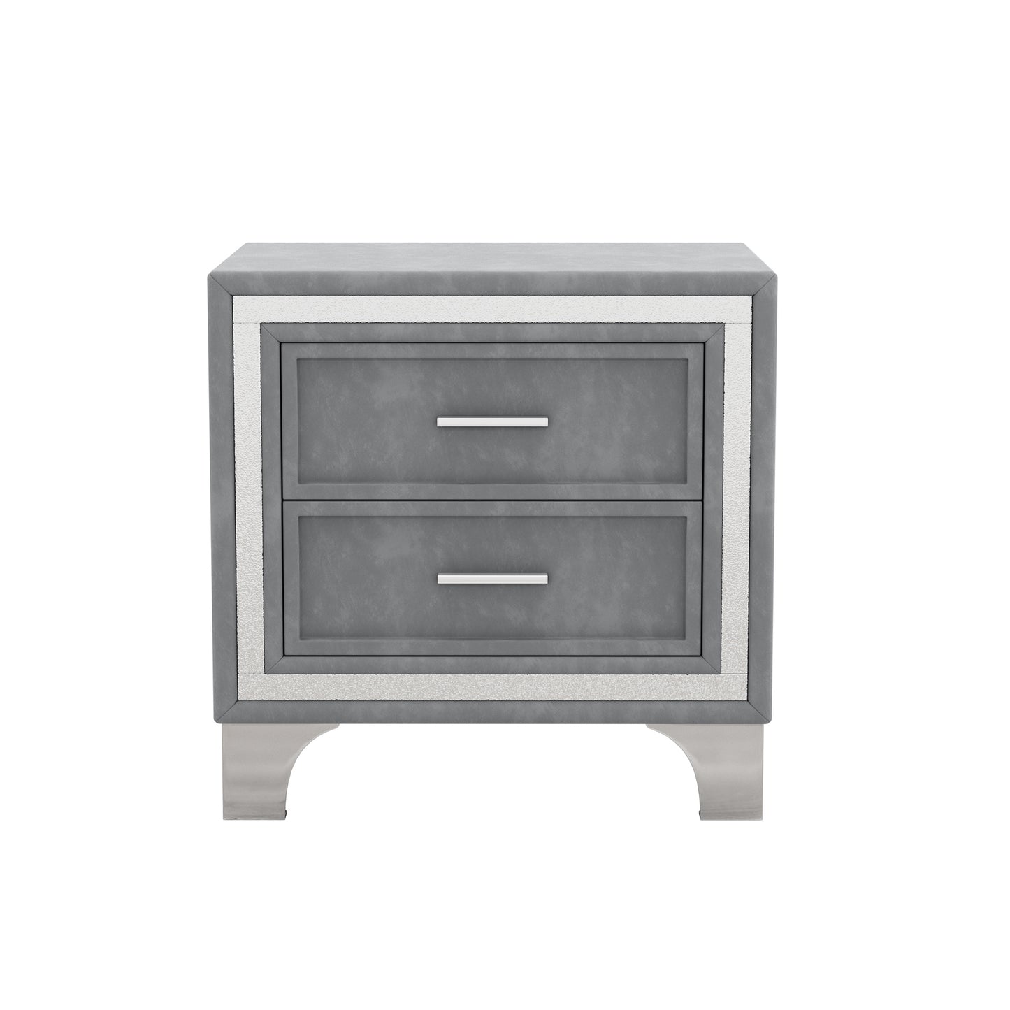 Silverleaf Modern LED Platform Bedroom Set