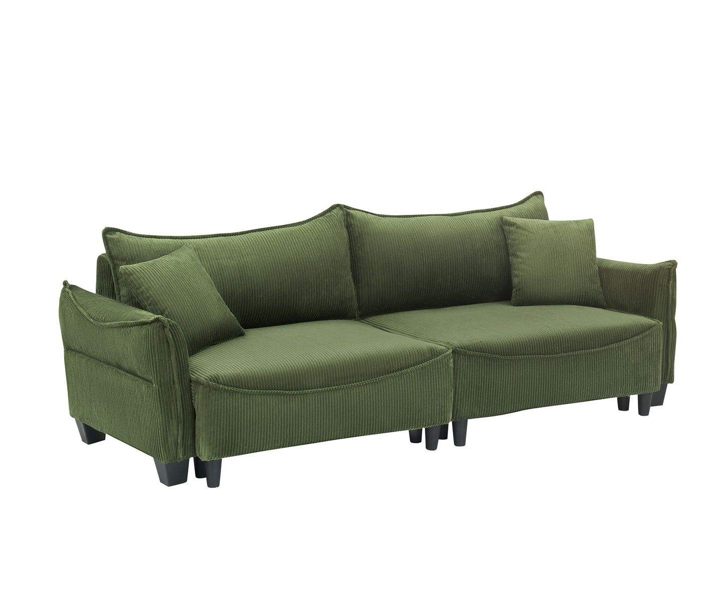 Napa Mid-Century Corduroy Sofa Bed