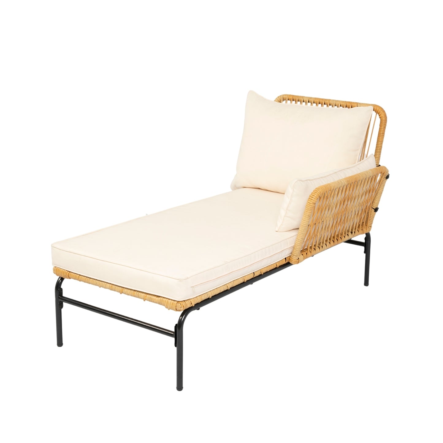 Marcel Modern Natural Wicker Patio Set