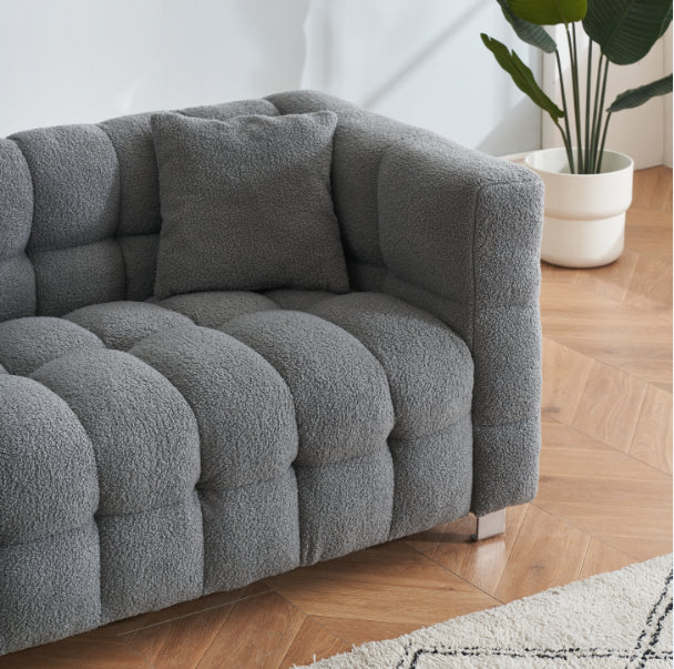 Healdsburg Contemporary Teddy Fleece Sofa