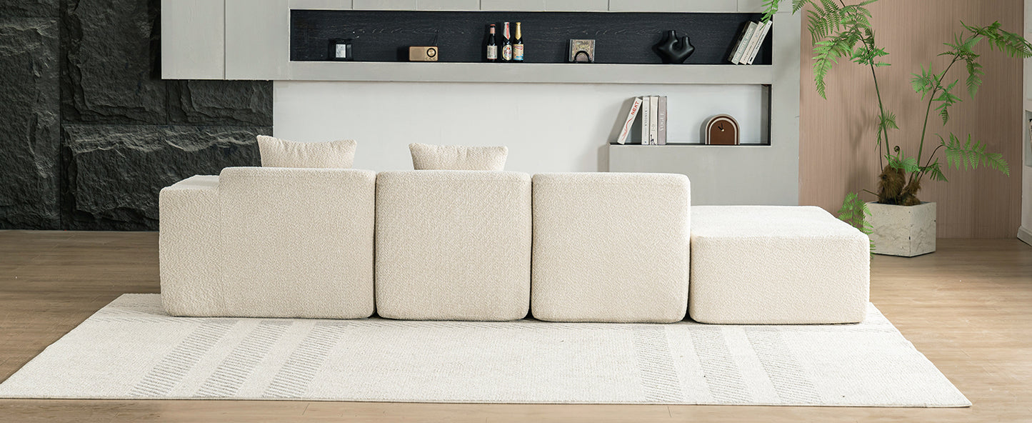 Luz Contemporary Sectional Sofa Set