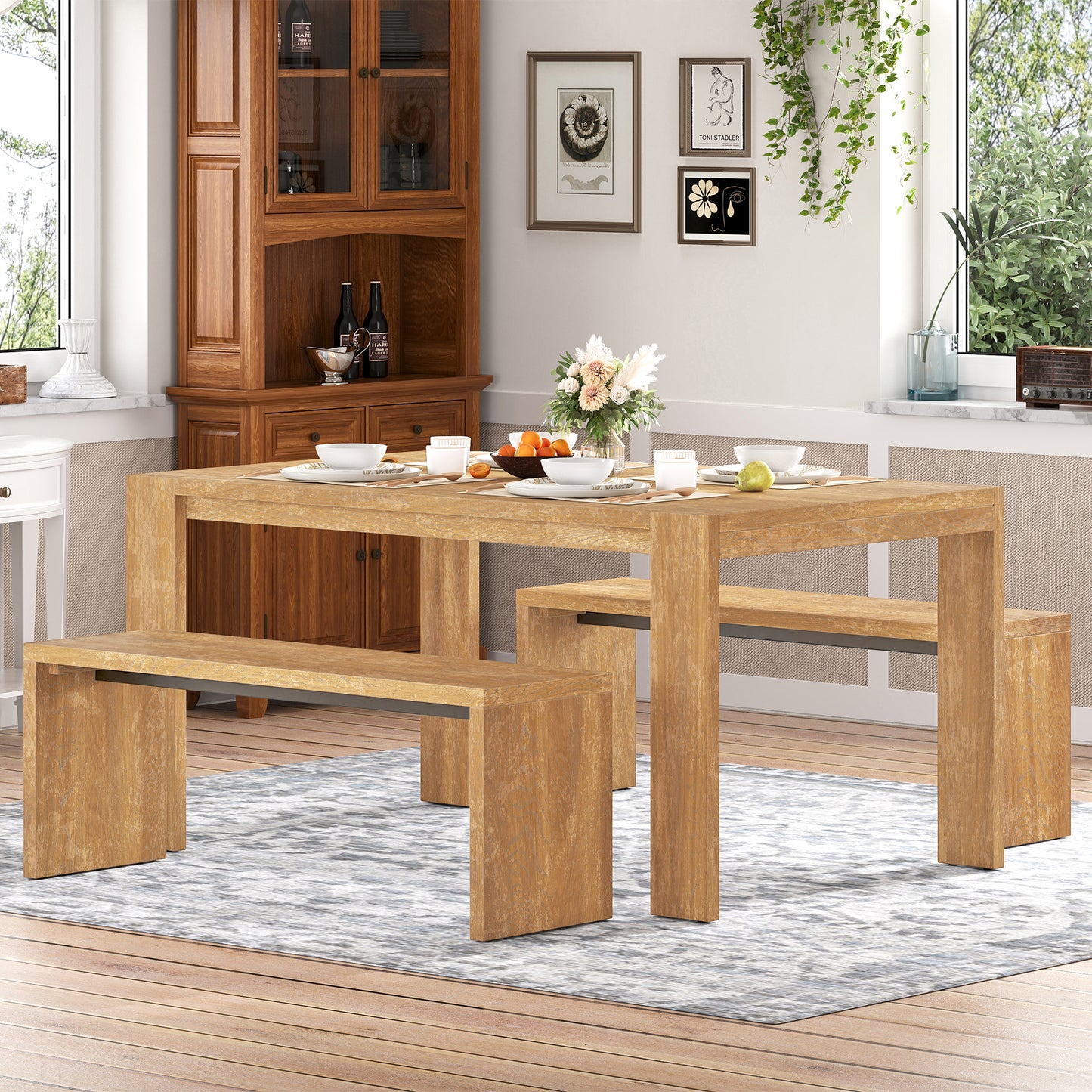 Silverleaf Modern Farmhouse Dining Set