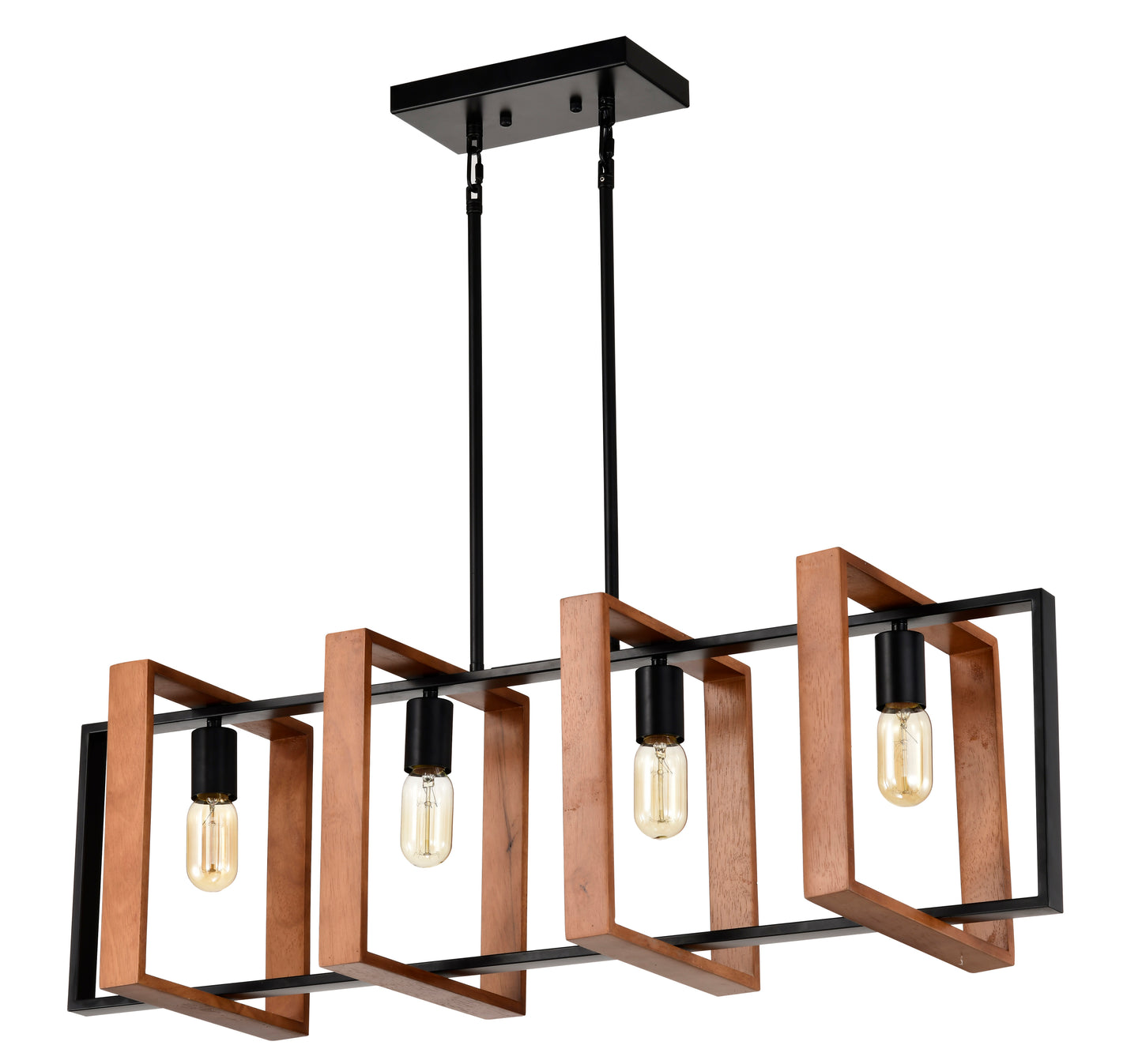 Bartholomew Industrial Rectangular Chandelier