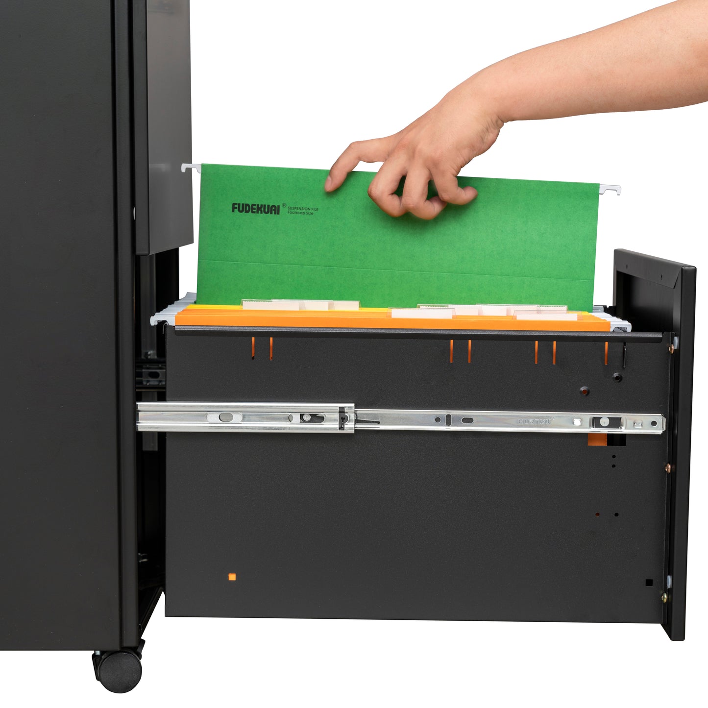 Warmsprings Modern Rolling Steel File Cabinet