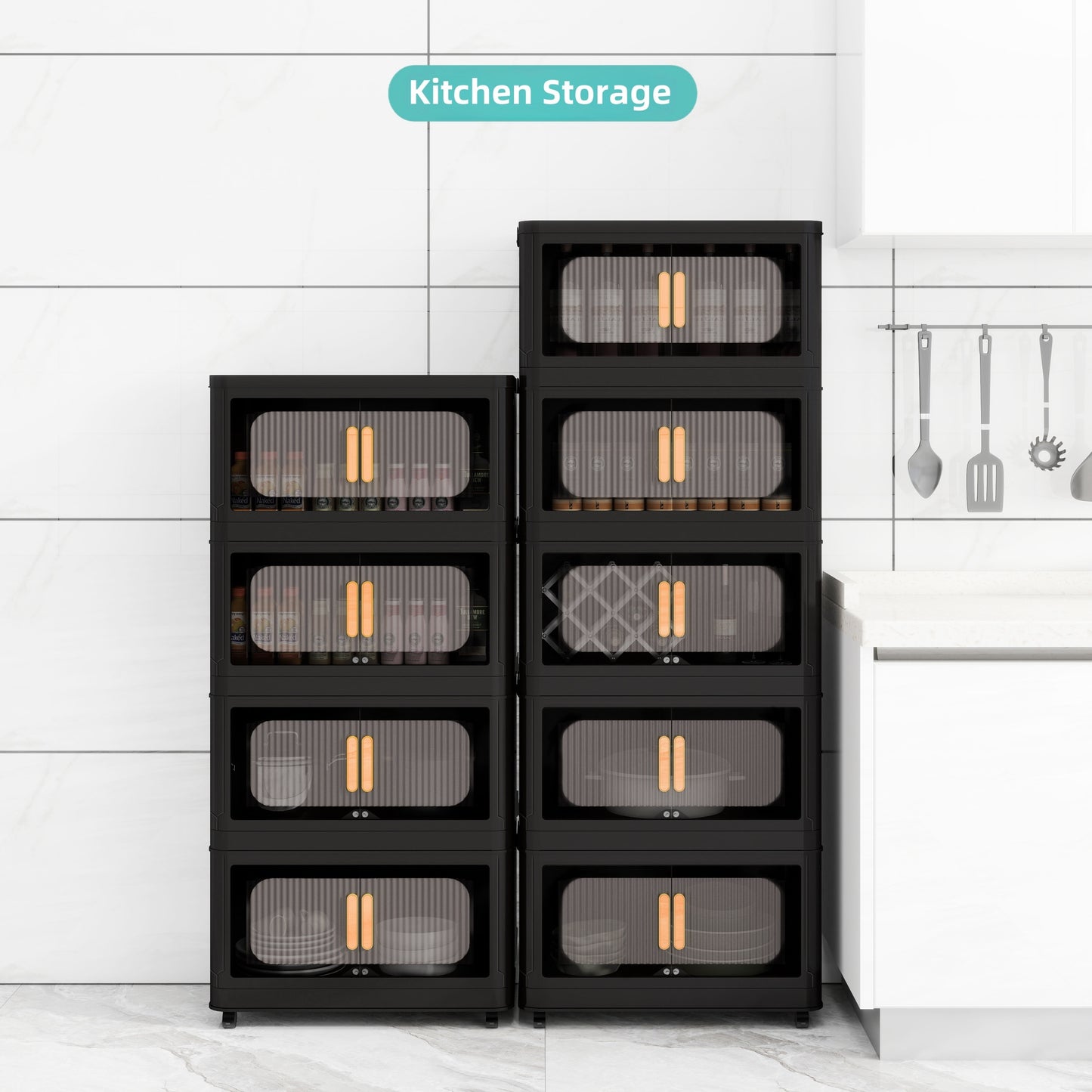 Napa Modern Folding Storage Cabinet