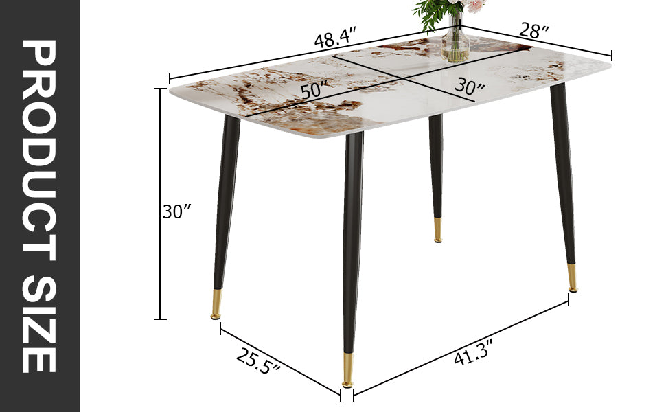 Bartholomew Modern Lunar Dining Table