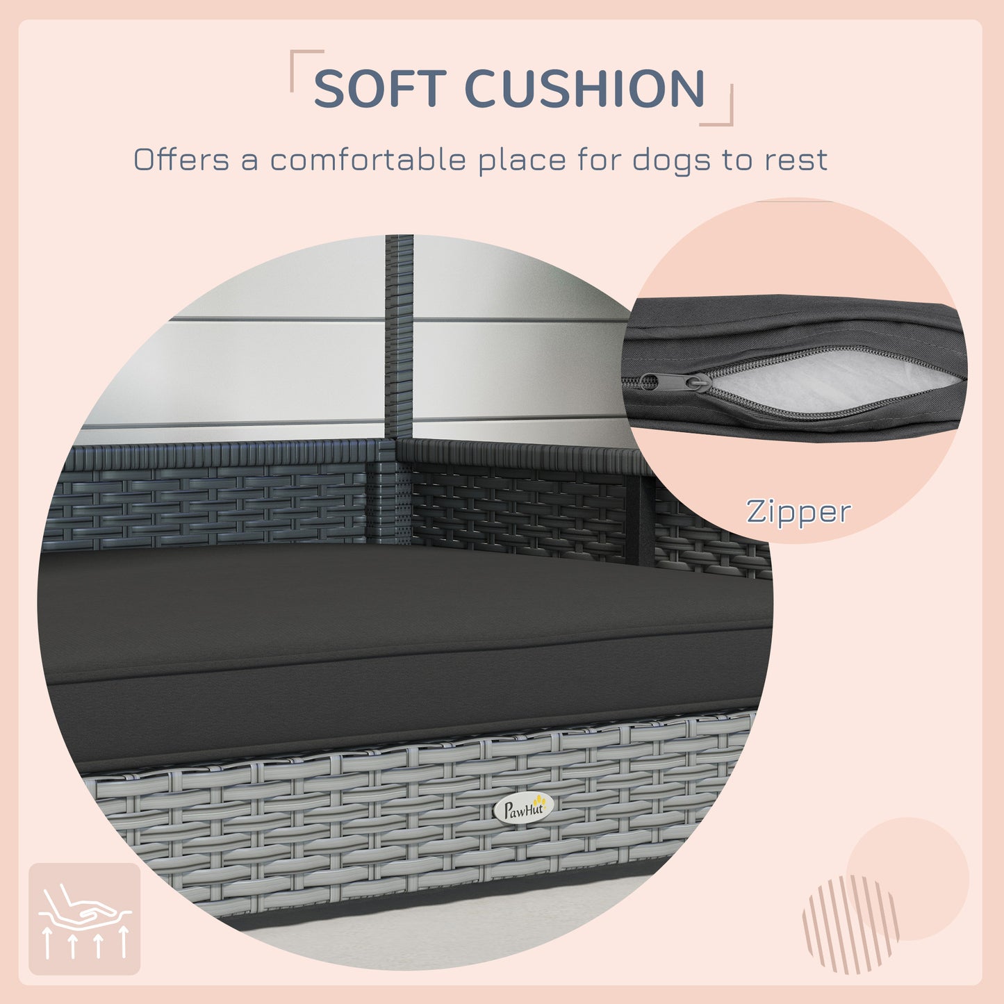 Cleo Contemporary Wicker Canopy House