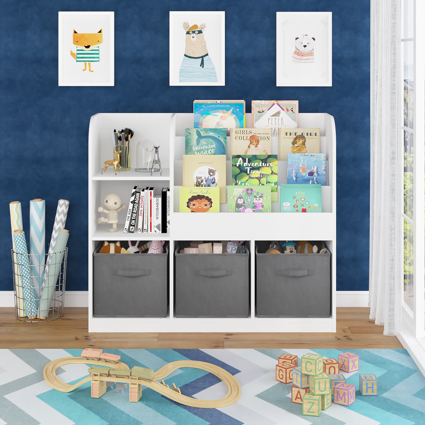Marcel Modern Multifunctional Storage Bookcase