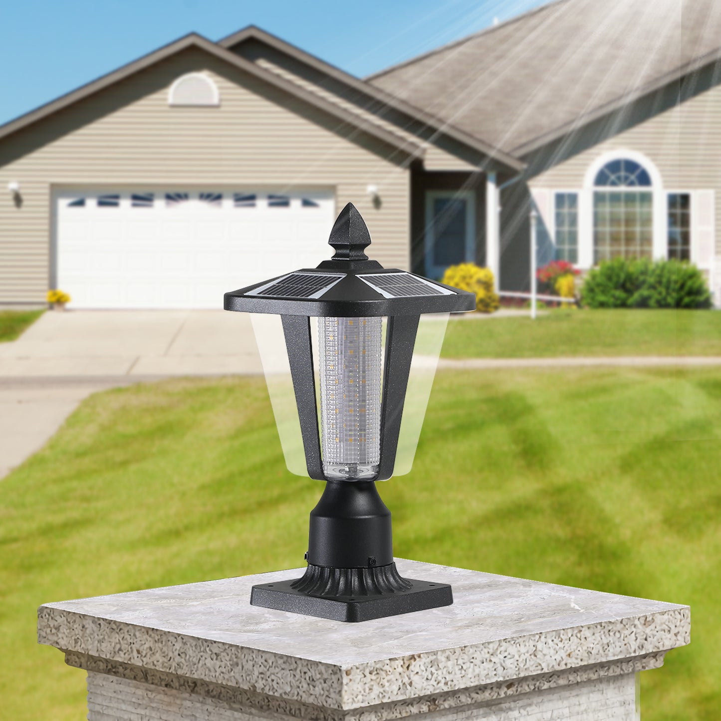 Justo Modern Solar Dimmable LED Lights