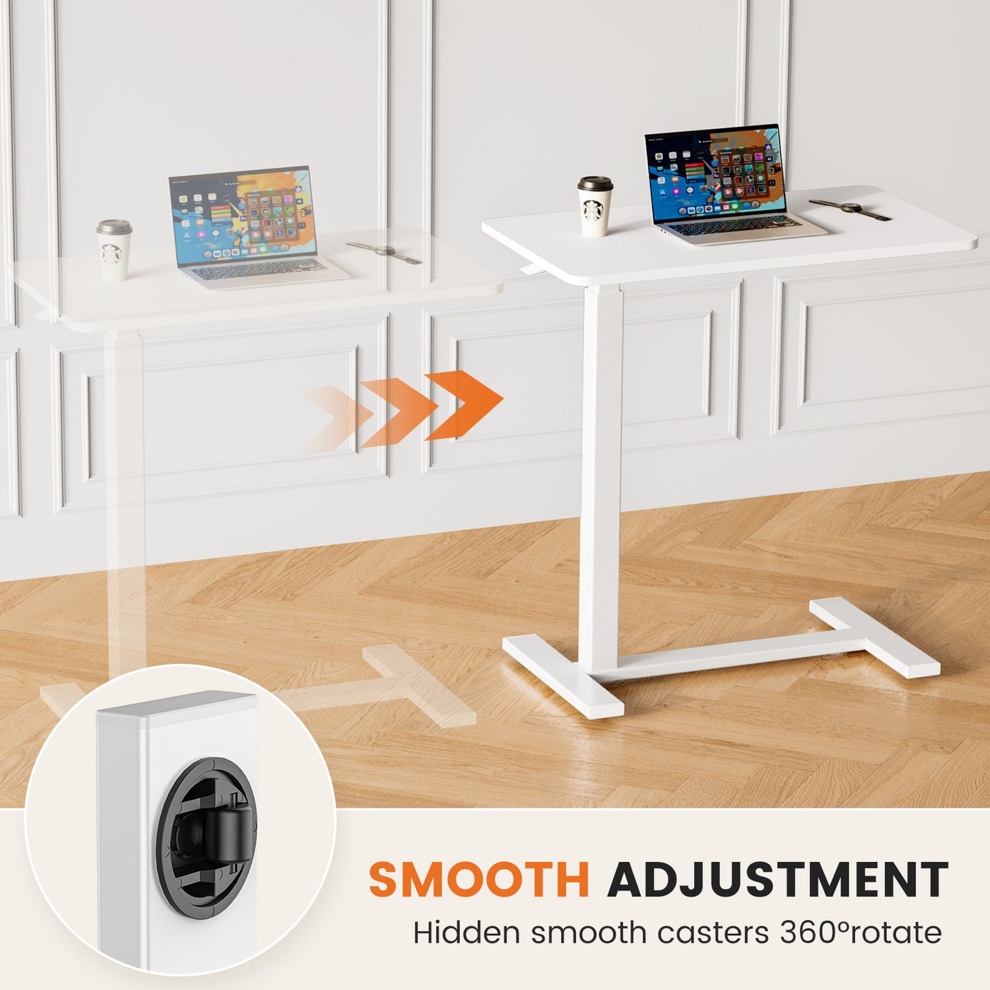 cLazzareschi Modern Mobile Adjustable Standing Desk