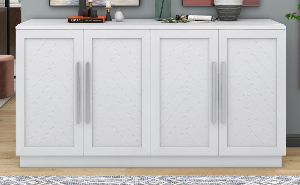Irvington Modern Large Sideboard Storage Cabinet