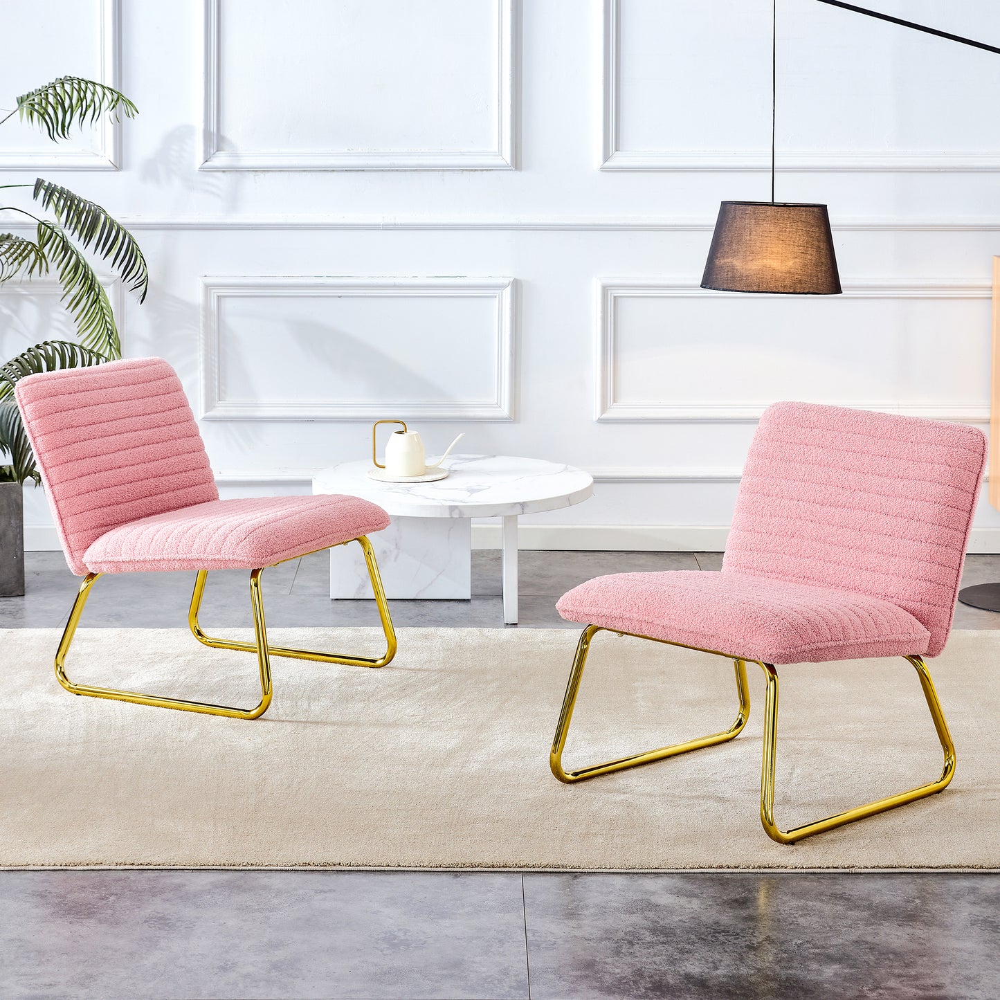 Niles Mid-Century Plush Accent Chair