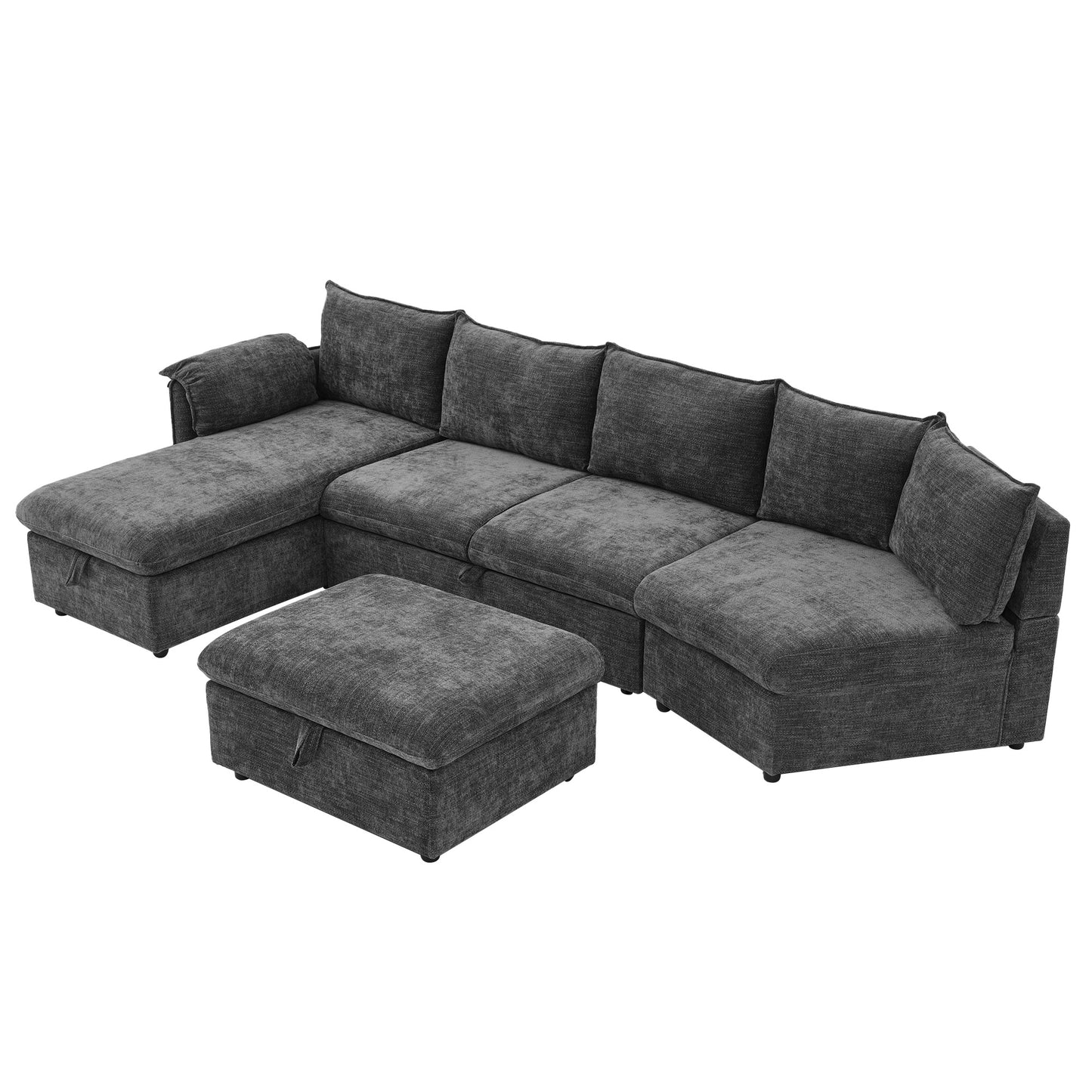 Sonoma Modern Pull-out Couch Sectional