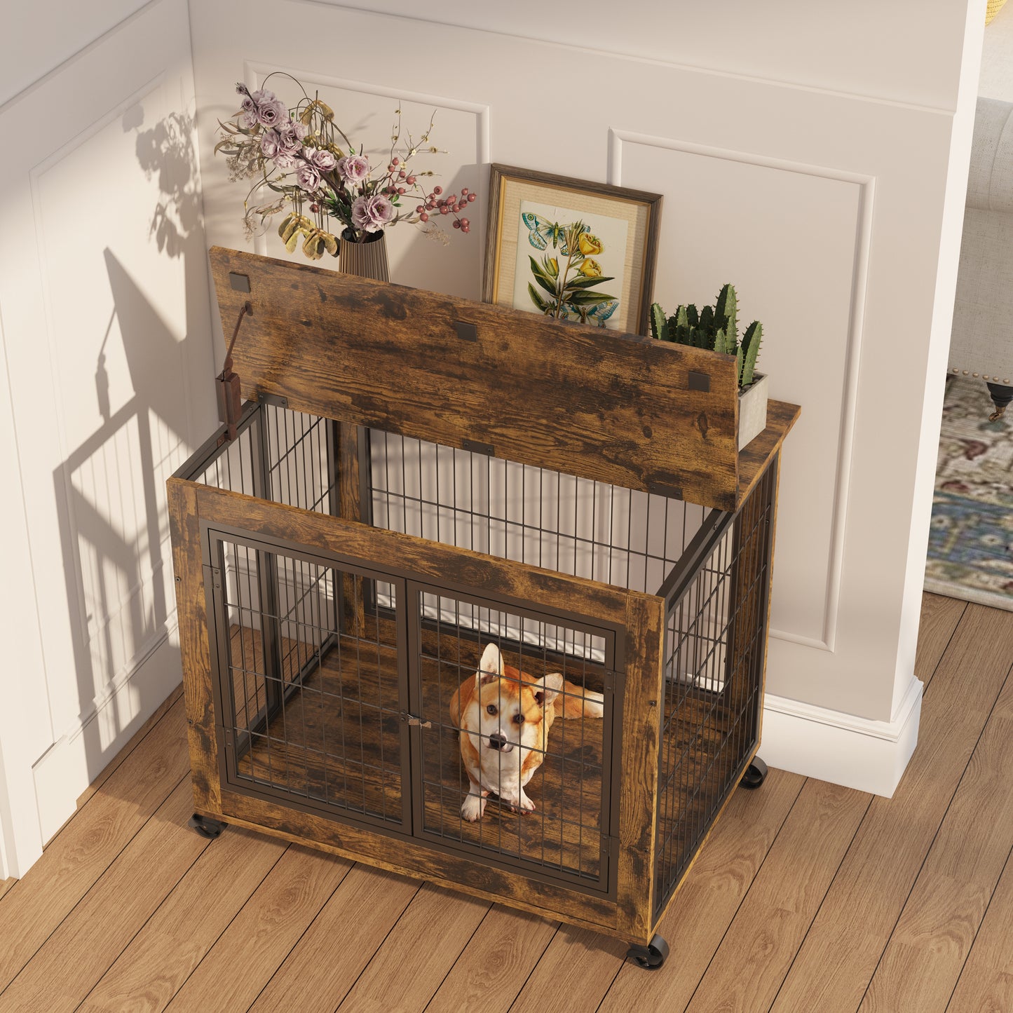 Calista Craftsman Crate Furniture Table