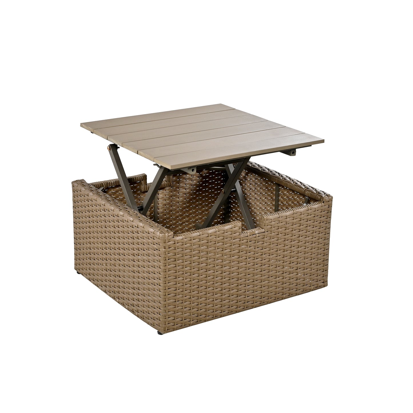 Jiron Contemporary Wicker Patio Set