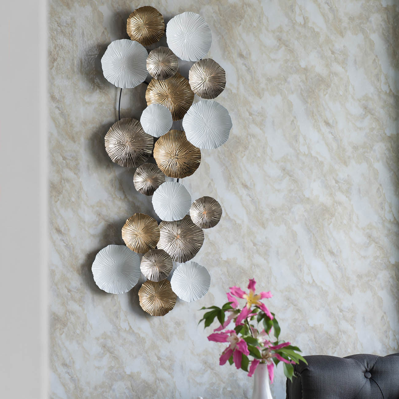 Marites Contemporary Metal Wall Decor