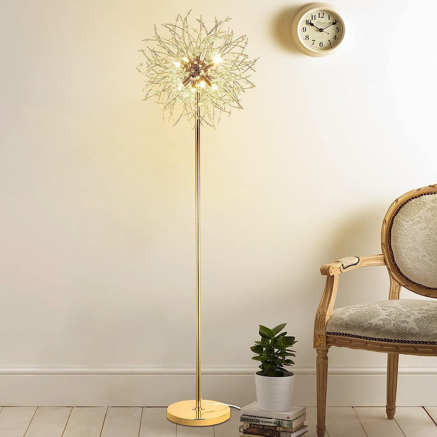 Calista Modern Crystal Floor Lamp