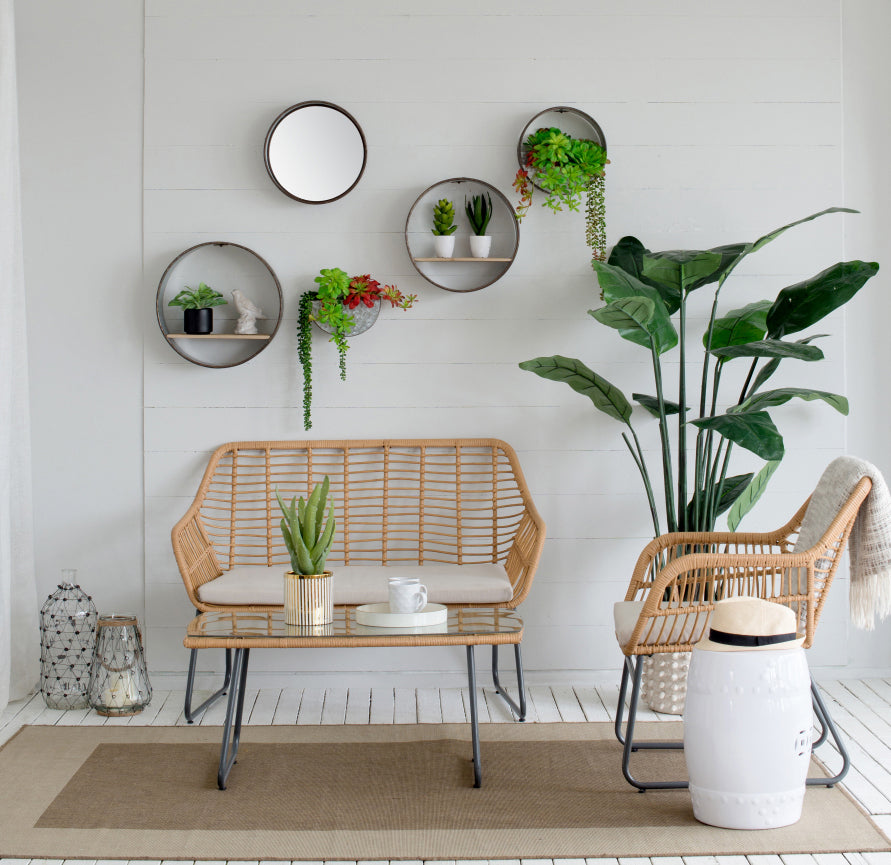 Jiron Industrial Round Metal Planter