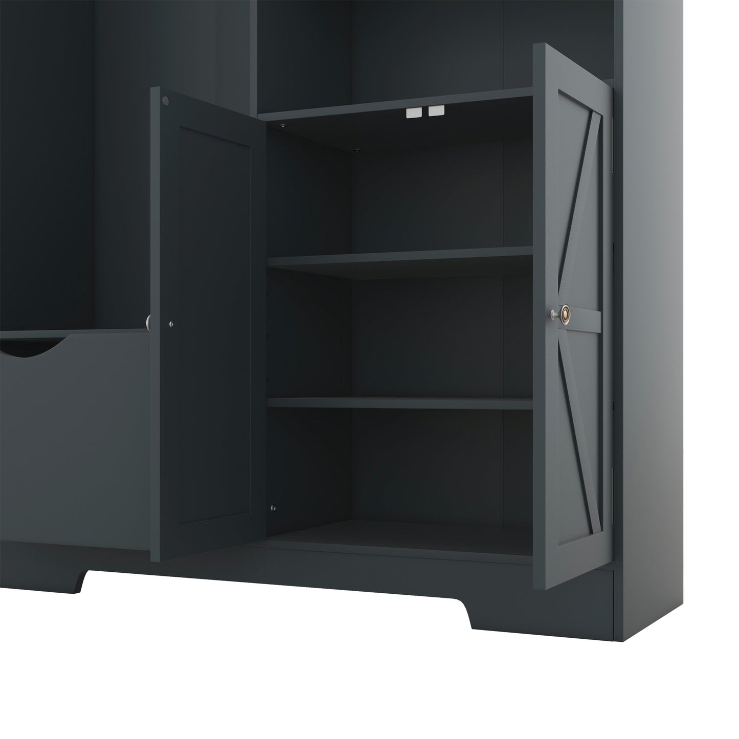 Calista Modern Elegant Storage Coat Rack