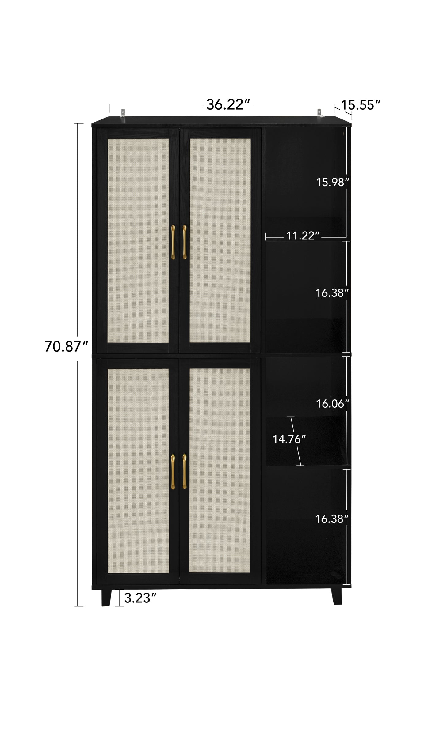 Westport Contemporary Elegant Storage Cabinet