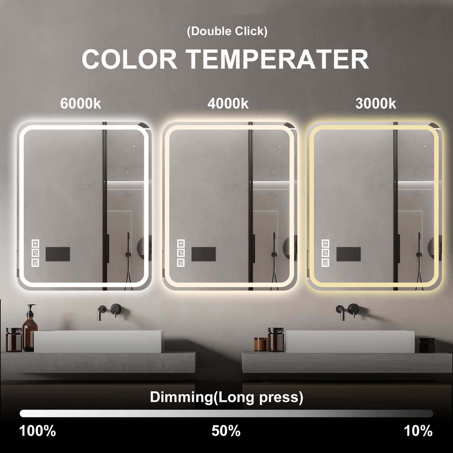 Oakridge Modern LED Vanity Mirror