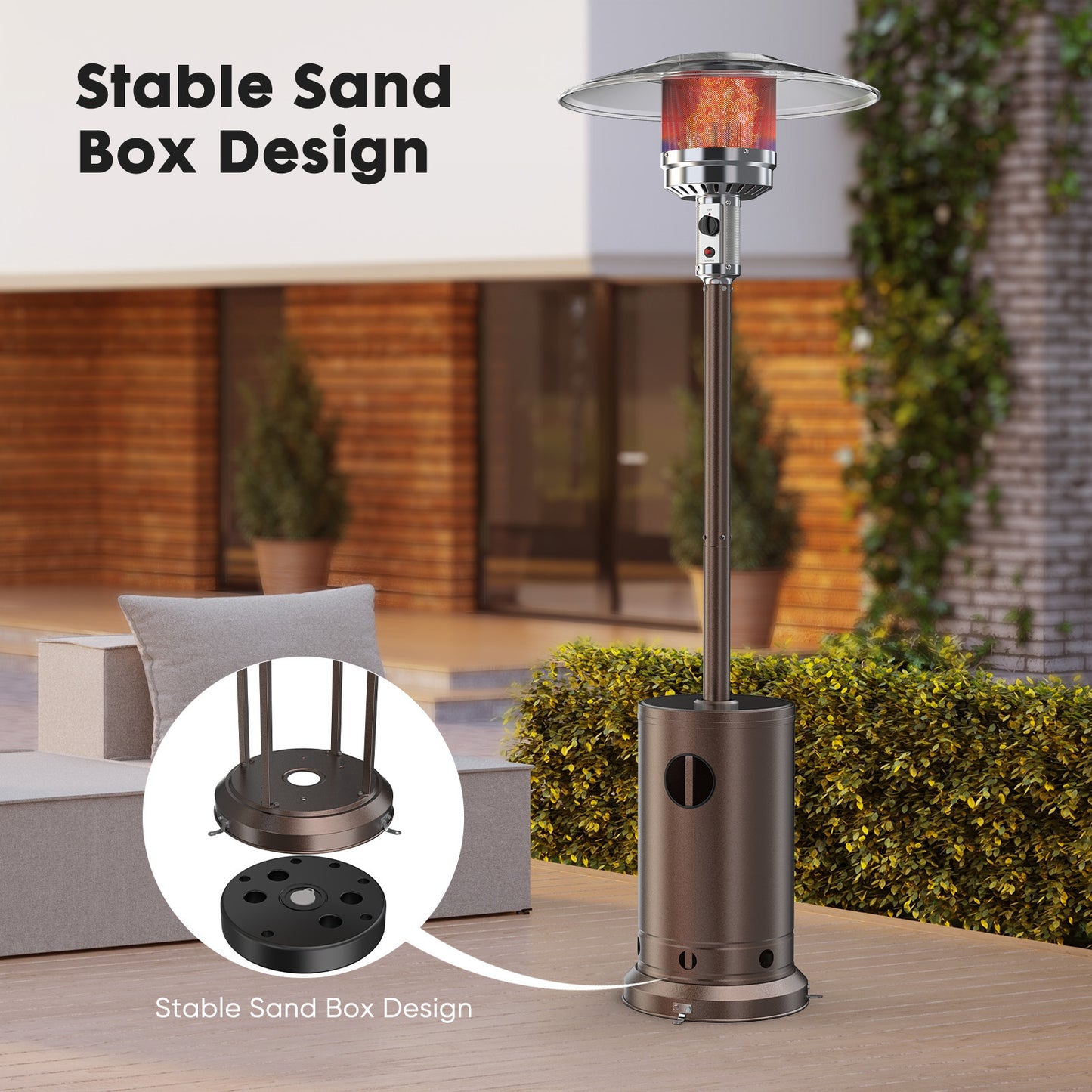 Eda Industrial Outdoor Propane Patio Heater