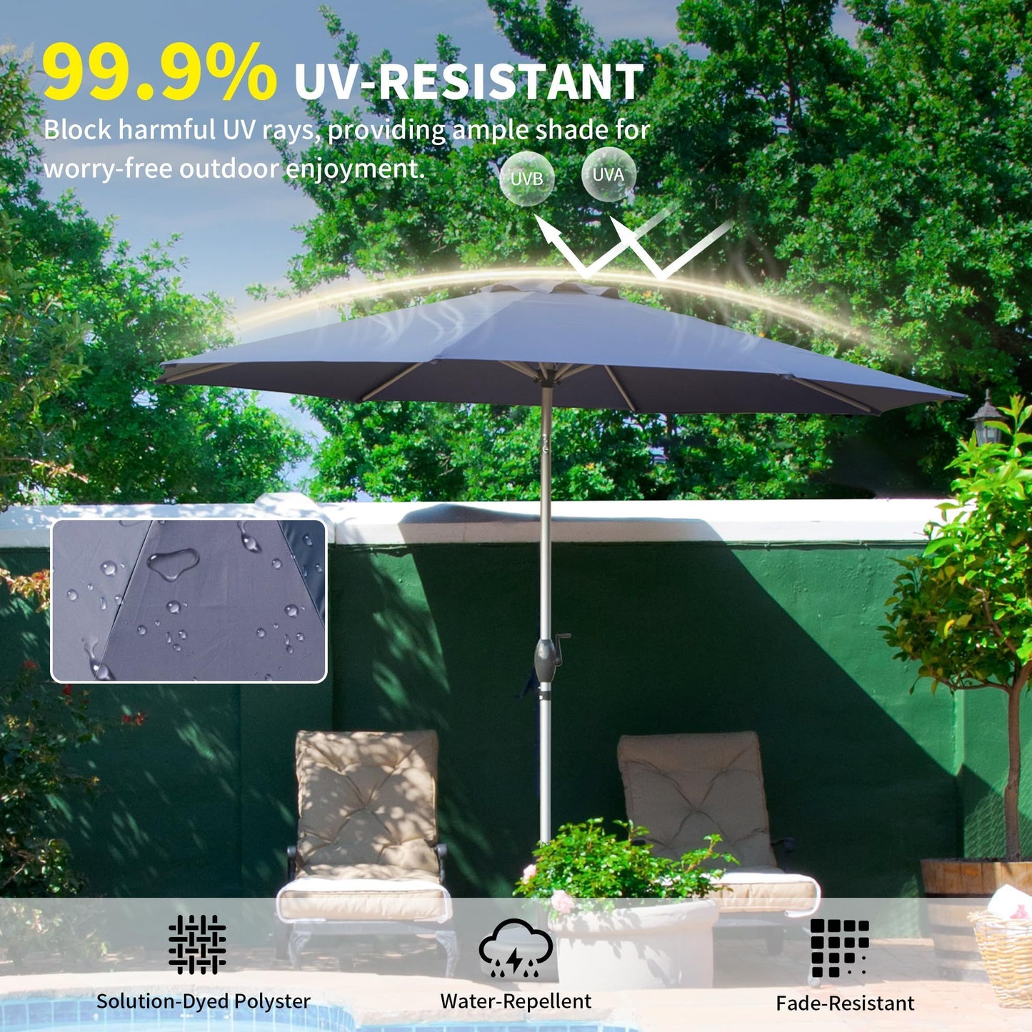Fremont Contemporary Patio Umbrella