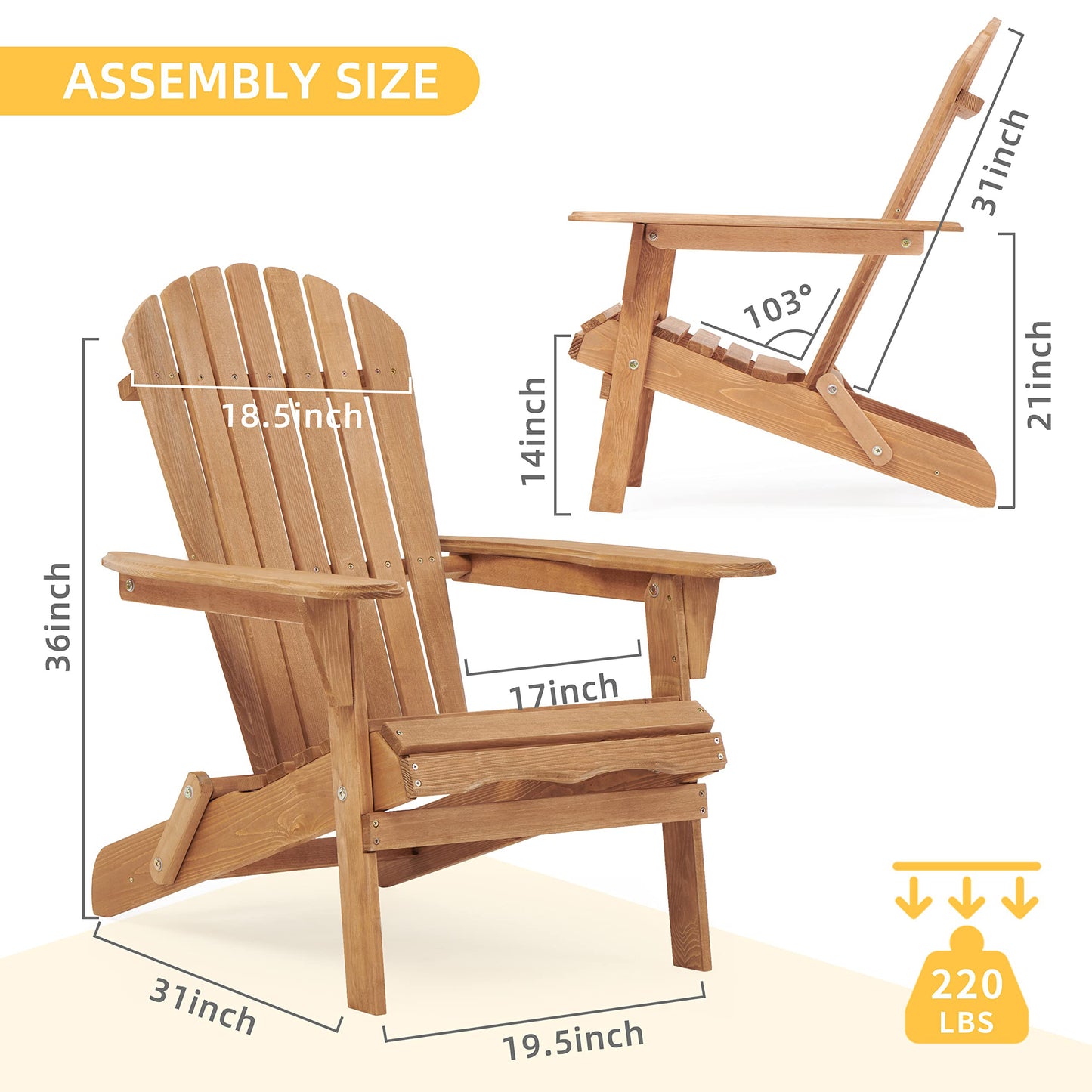 Cleo Craftsman Wood Chair Set