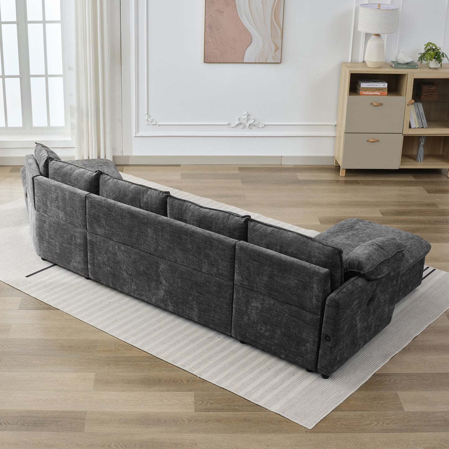 Sonoma Modern Pull-out Couch Sectional