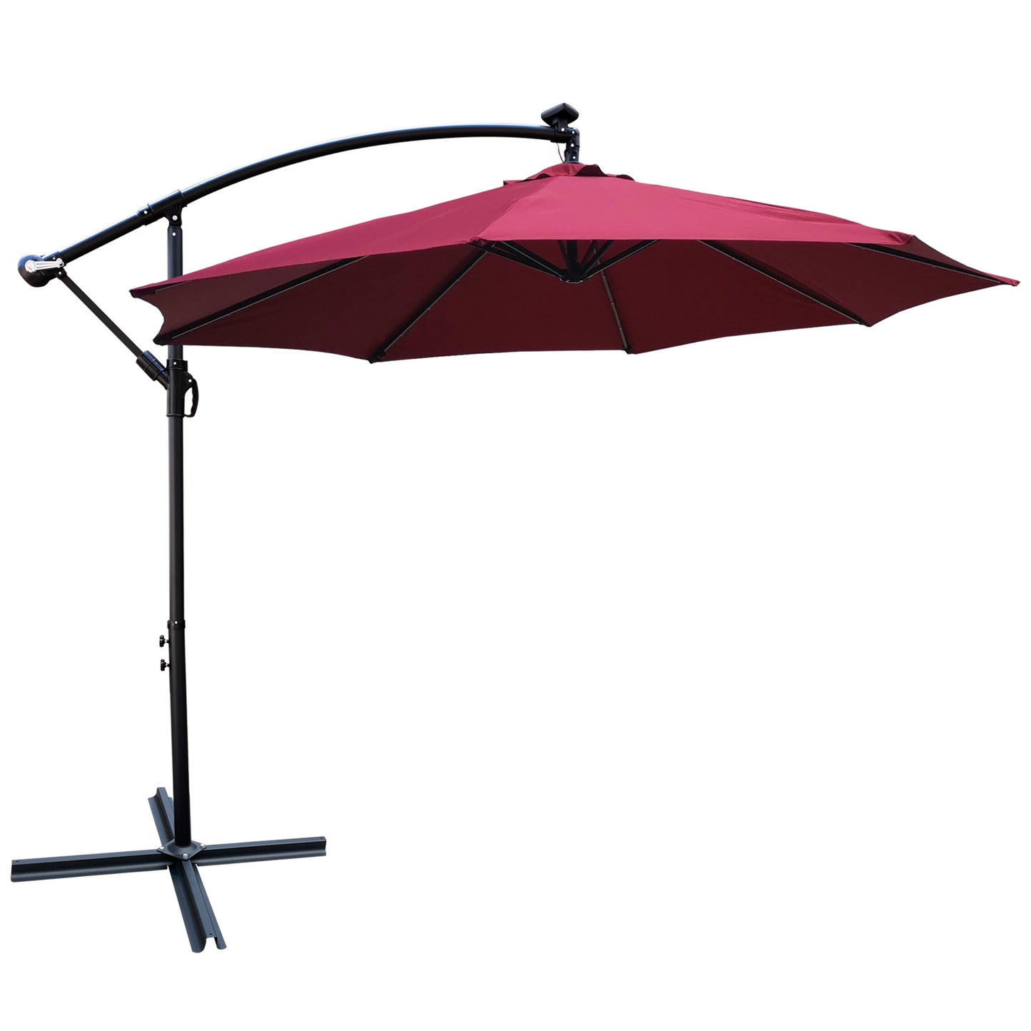 Napa Contemporary Solar LED Patio Umbrella