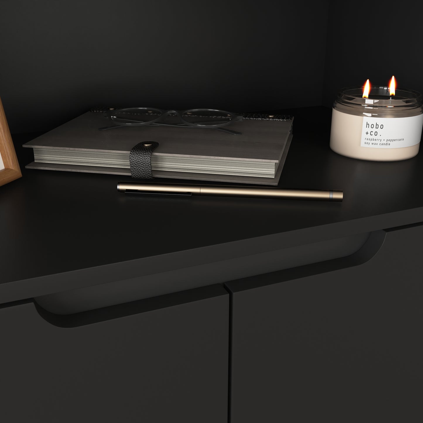 Sonoma Modern Glass Storage Bedroom Cabinet
