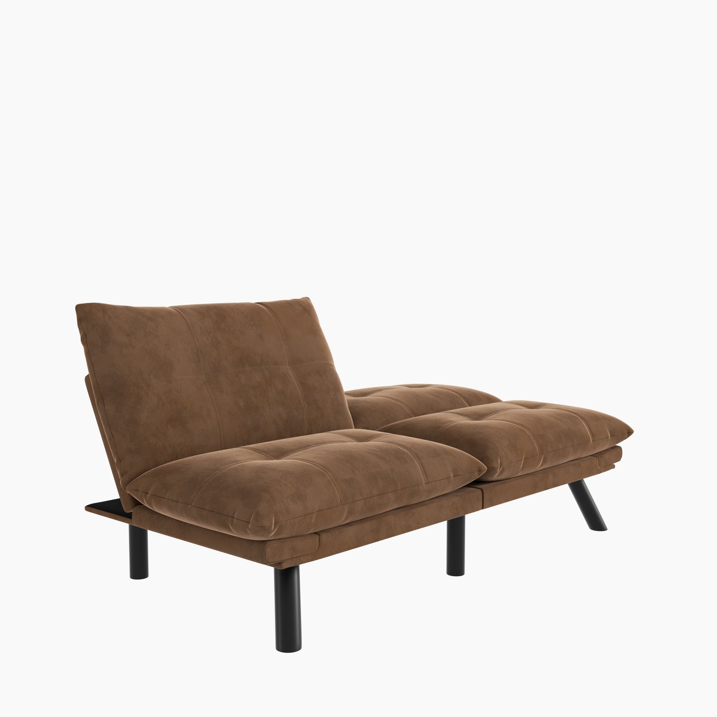 Kingsly Modern Leather Convertible Sofa Bed