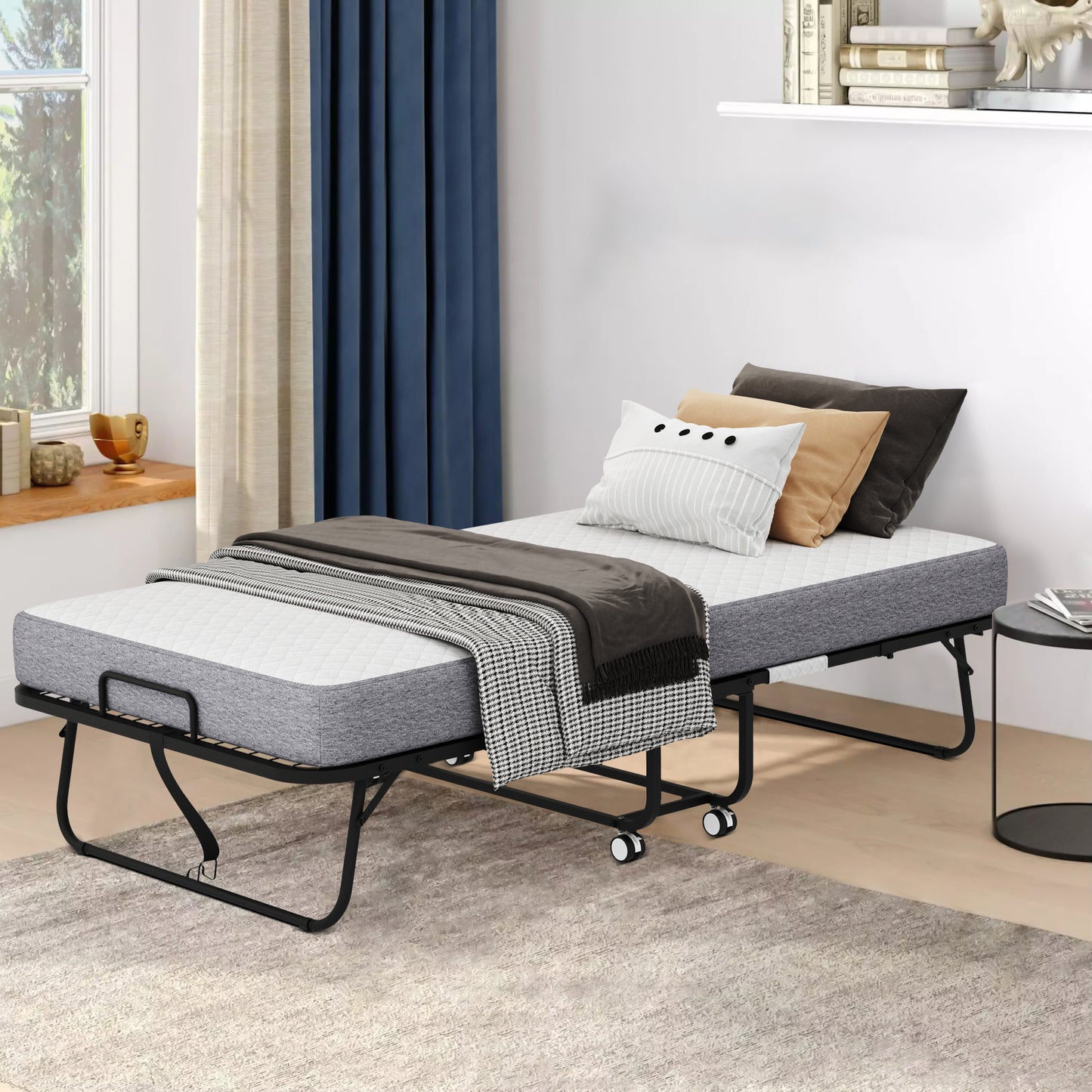 Ghivi Modern Folding Rollaway Guest Bed