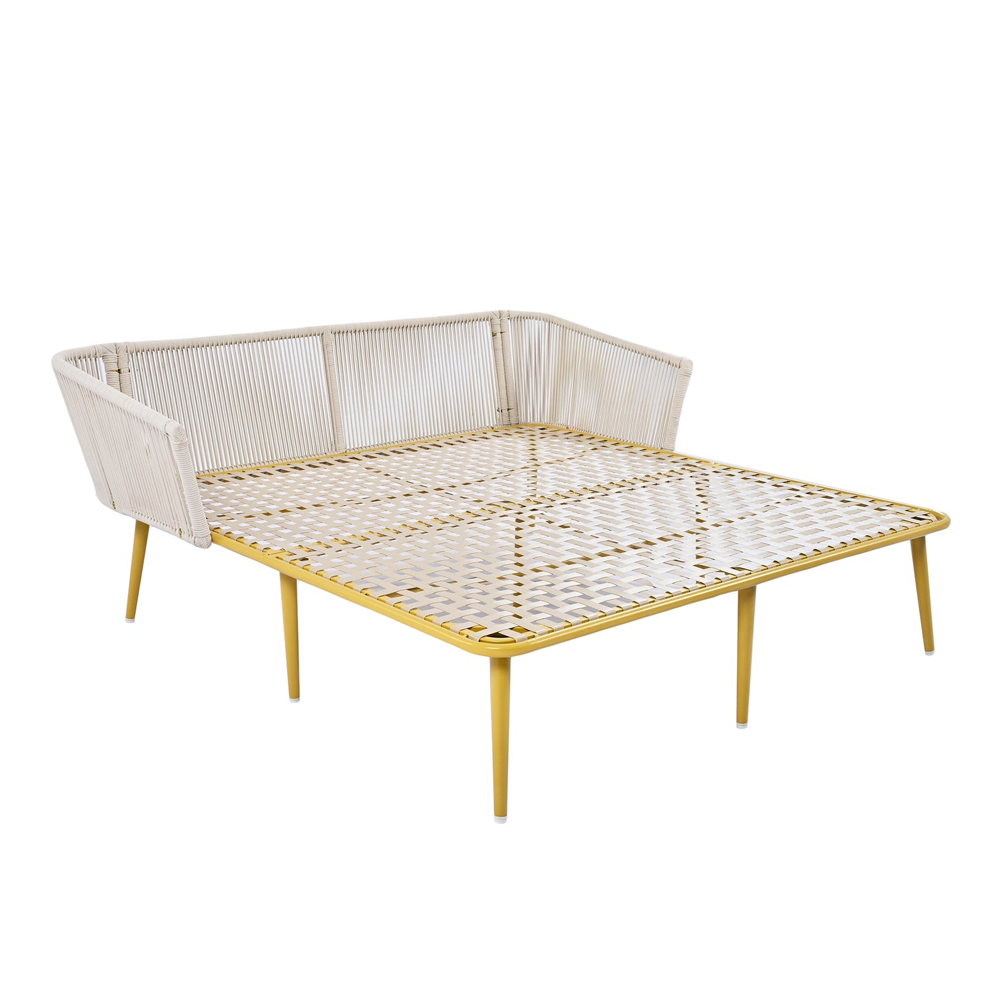 Ghivi Modern Nylon Rope Patio Daybed